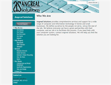 Tablet Screenshot of angrealsolutions.com